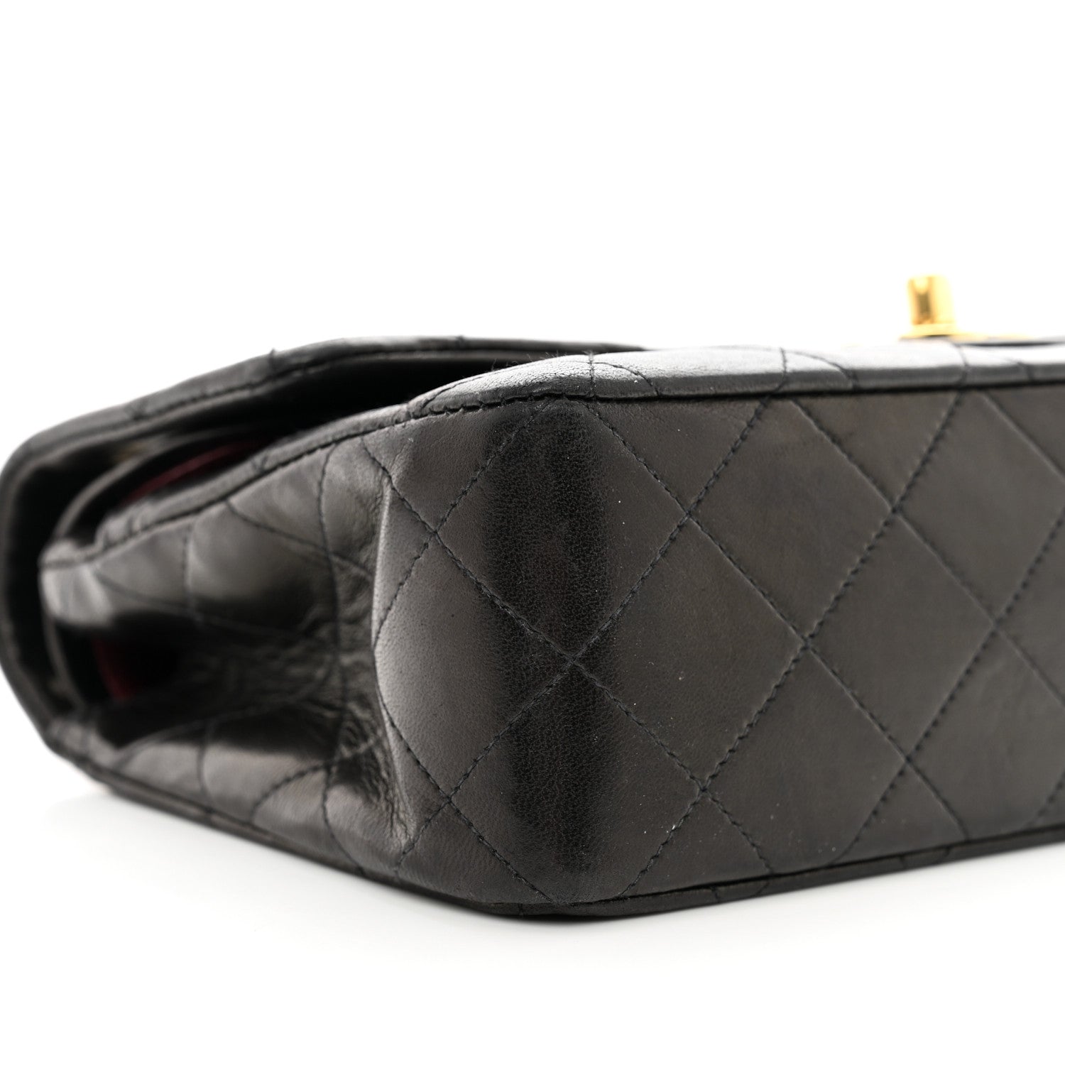 Chanel Lambskin Quilted Small Double Flap Black 9 of 10