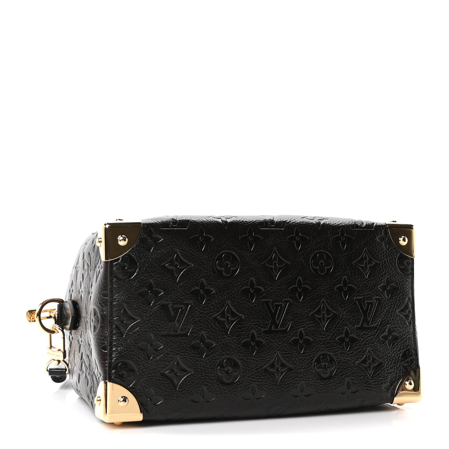 Calfskin Monogram Saga Speedy Trunk 25 Black