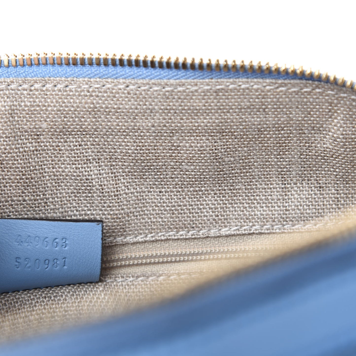 Microguccissima Medium Dome Bag Mineral Blue