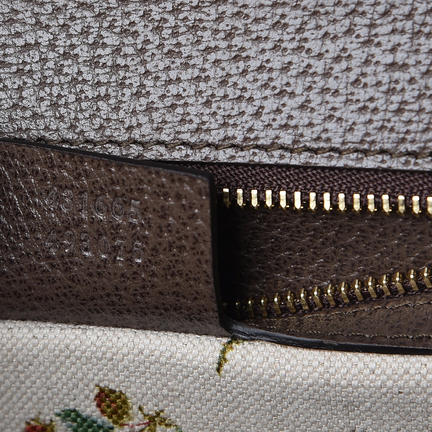 Gucci Calfskin Embroidered Medium Sylvie Top Handle Bag New Acero Multicolor 7 of 10