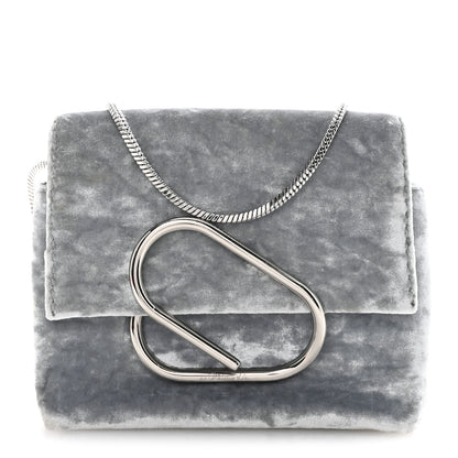 3.1 Phillip Lim Velvet Micro Alix Crossbody Bag Cloud 1 of 12