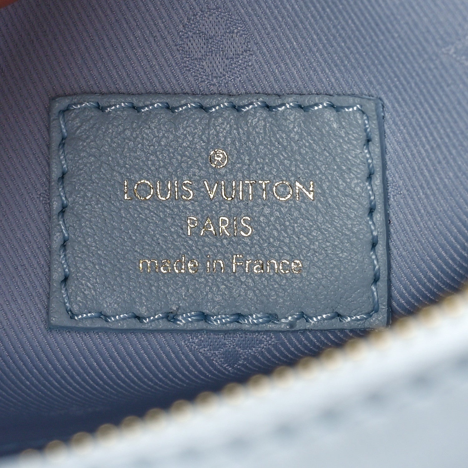 Louis Vuitton Calfskin Bubblegram Over The Moon Ice Blue 6 of 8