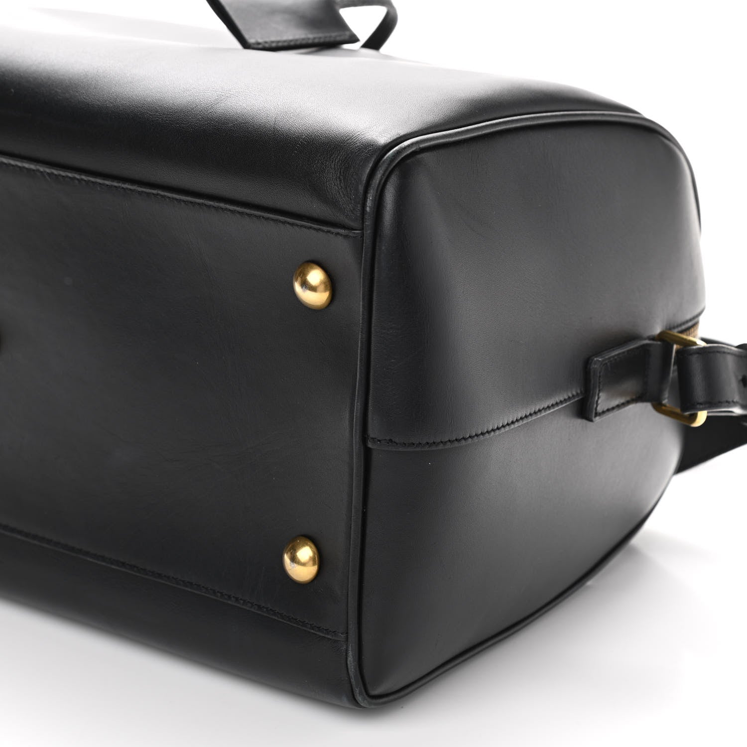 Saint Laurent Calfskin Classic Duffle 6 Black 8 of 8