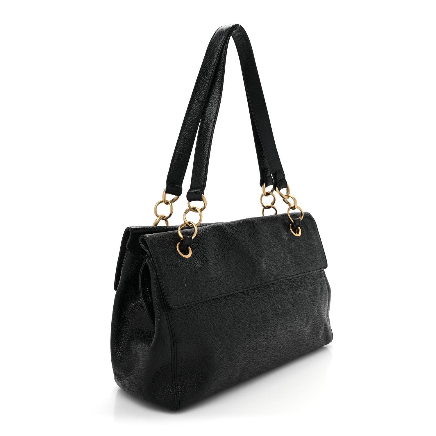 Chanel Caviar CC Shoulder Bag Black 3 of 12