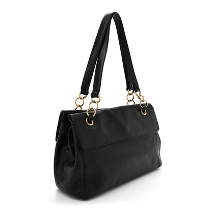 Chanel Caviar CC Shoulder Bag Black 3 of 12