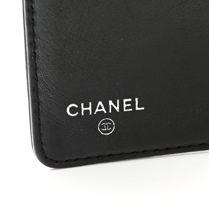 Chanel Patent Camellia Yen Wallet Black 6 of 10