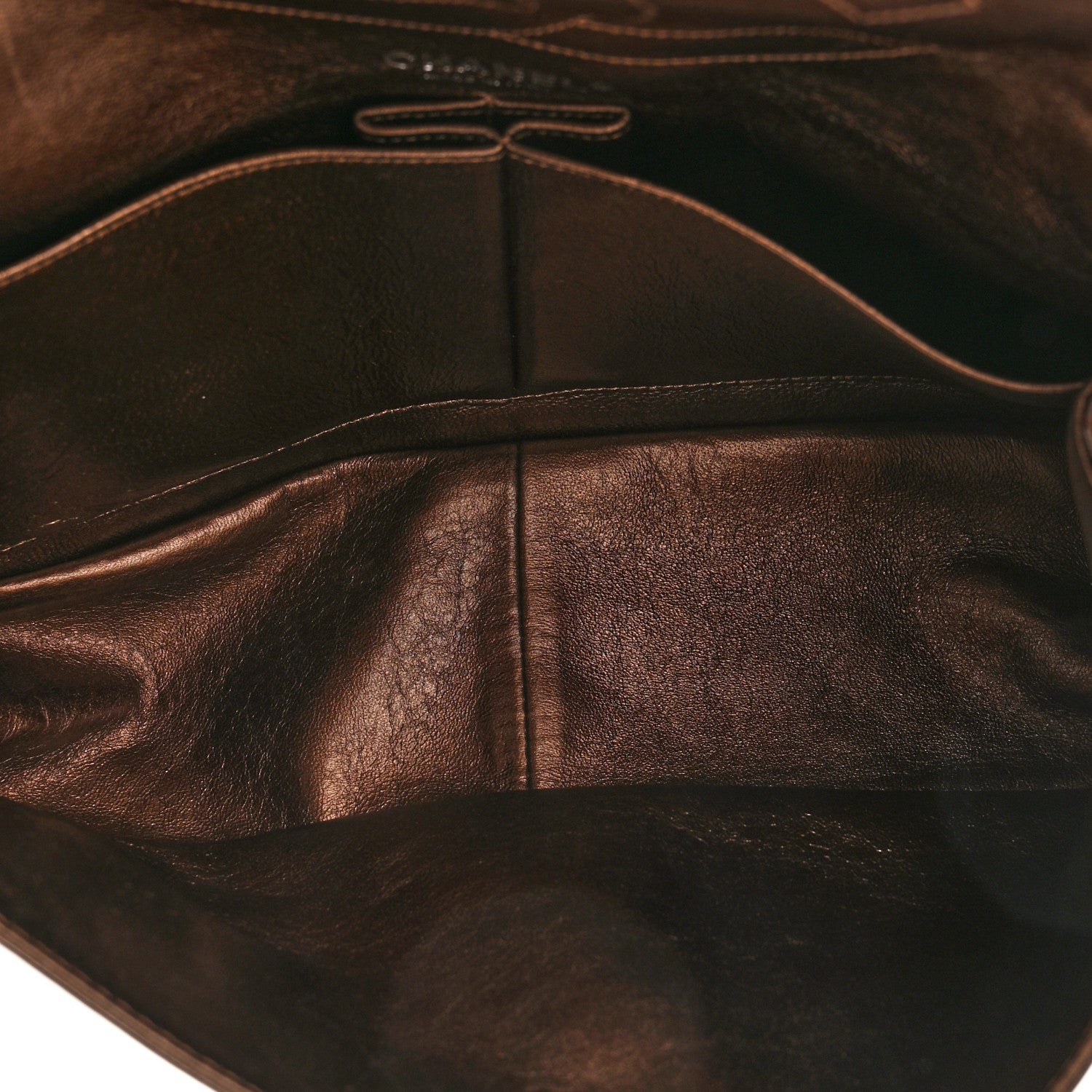 Chanel Metallic Aged Calfskin Quilted 2.55 Reissue 227 Flap Bronze 5 of 10