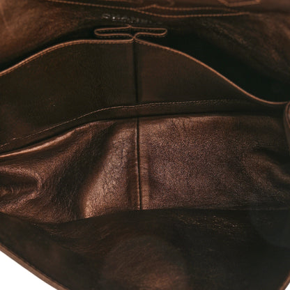 Chanel Metallic Aged Calfskin Quilted 2.55 Reissue 227 Flap Bronze 5 of 10