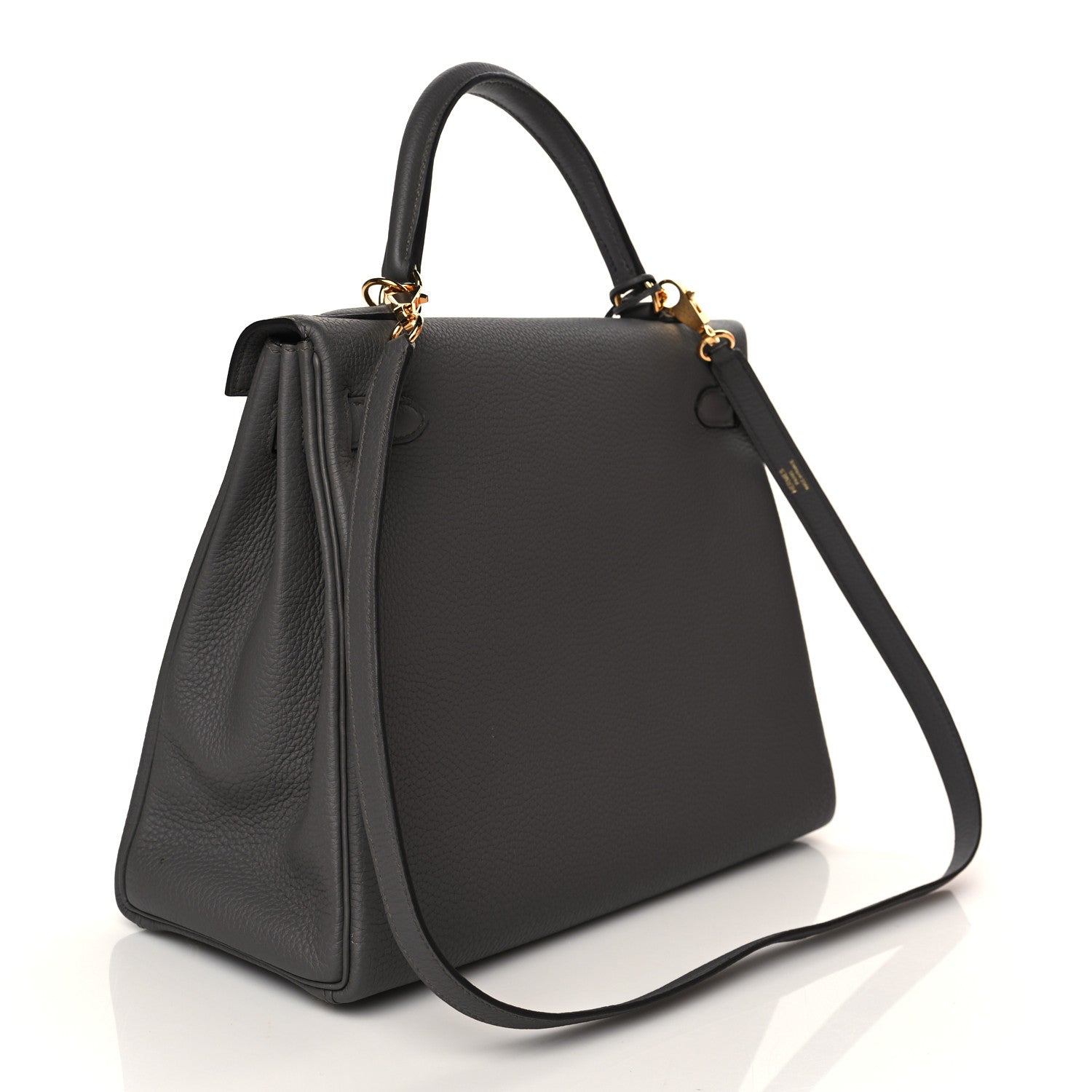 Hermes Togo Kelly Retourne 32 Etain 3 of 11