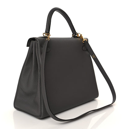 Hermes Togo Kelly Retourne 32 Etain 3 of 11