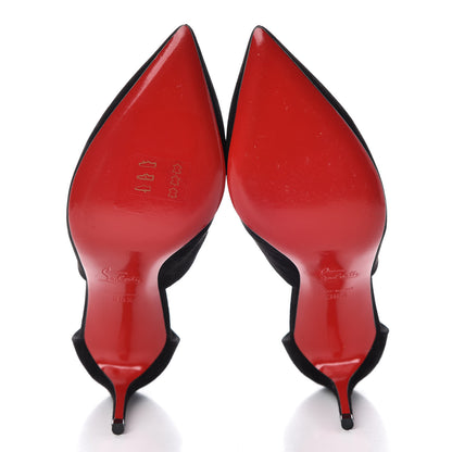 Christian Louboutin Veau Velours Rosas 85 Pumps 36.5 Black 5 of 9