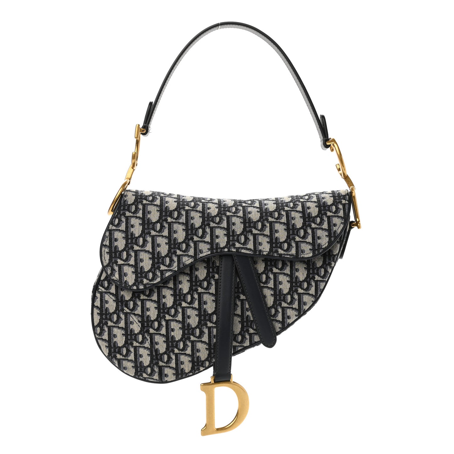 Oblique Saddle Bag Blue