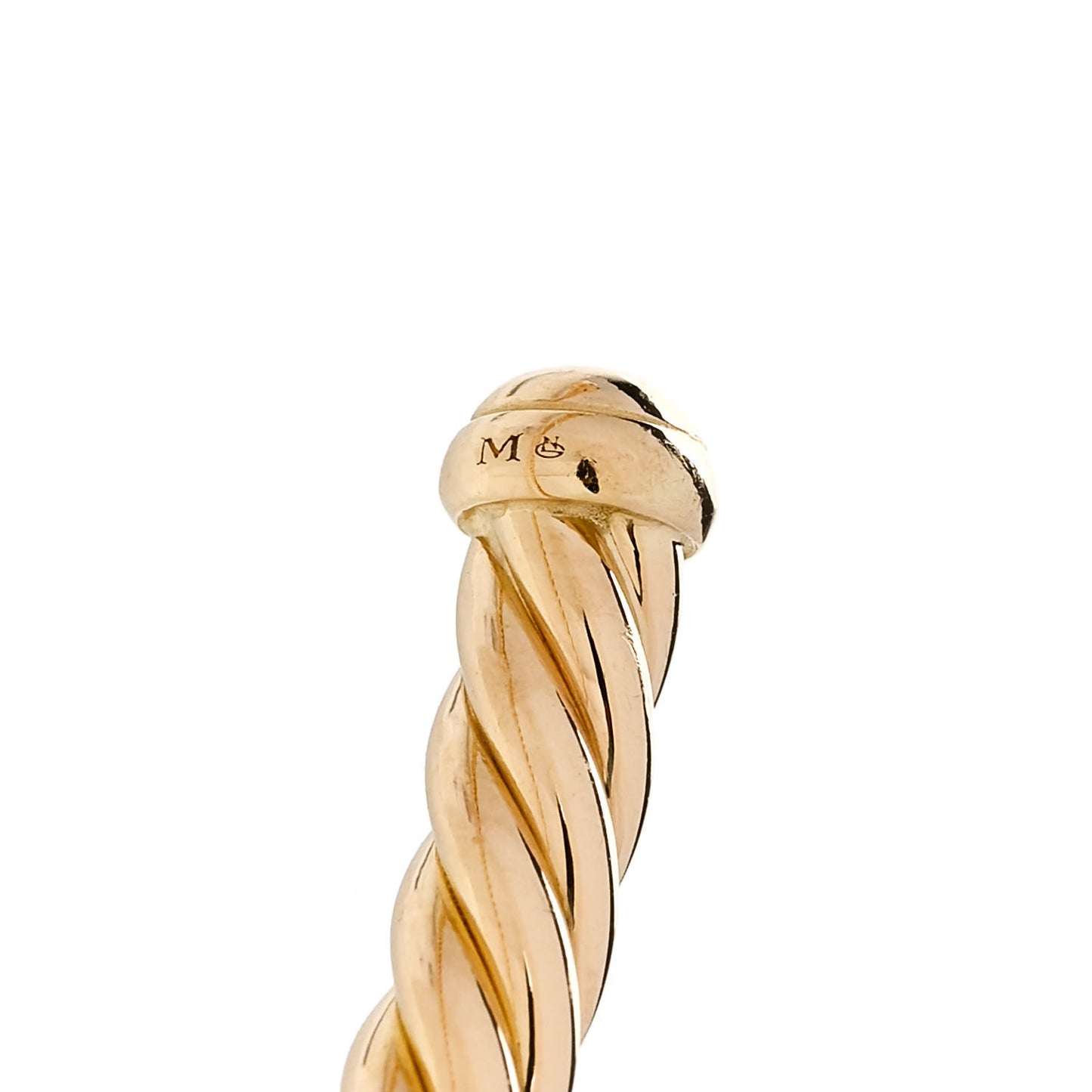 18K Yellow Gold 4mm Cablespira Bracelet