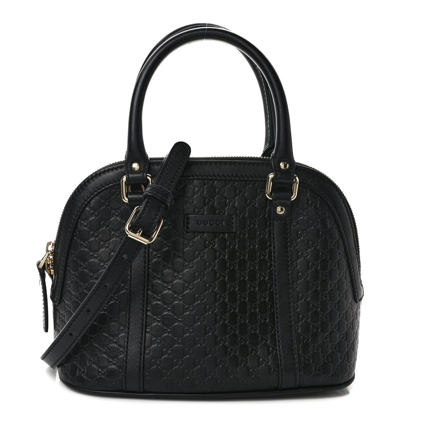 Microguccissima Mini Dome Bag Black