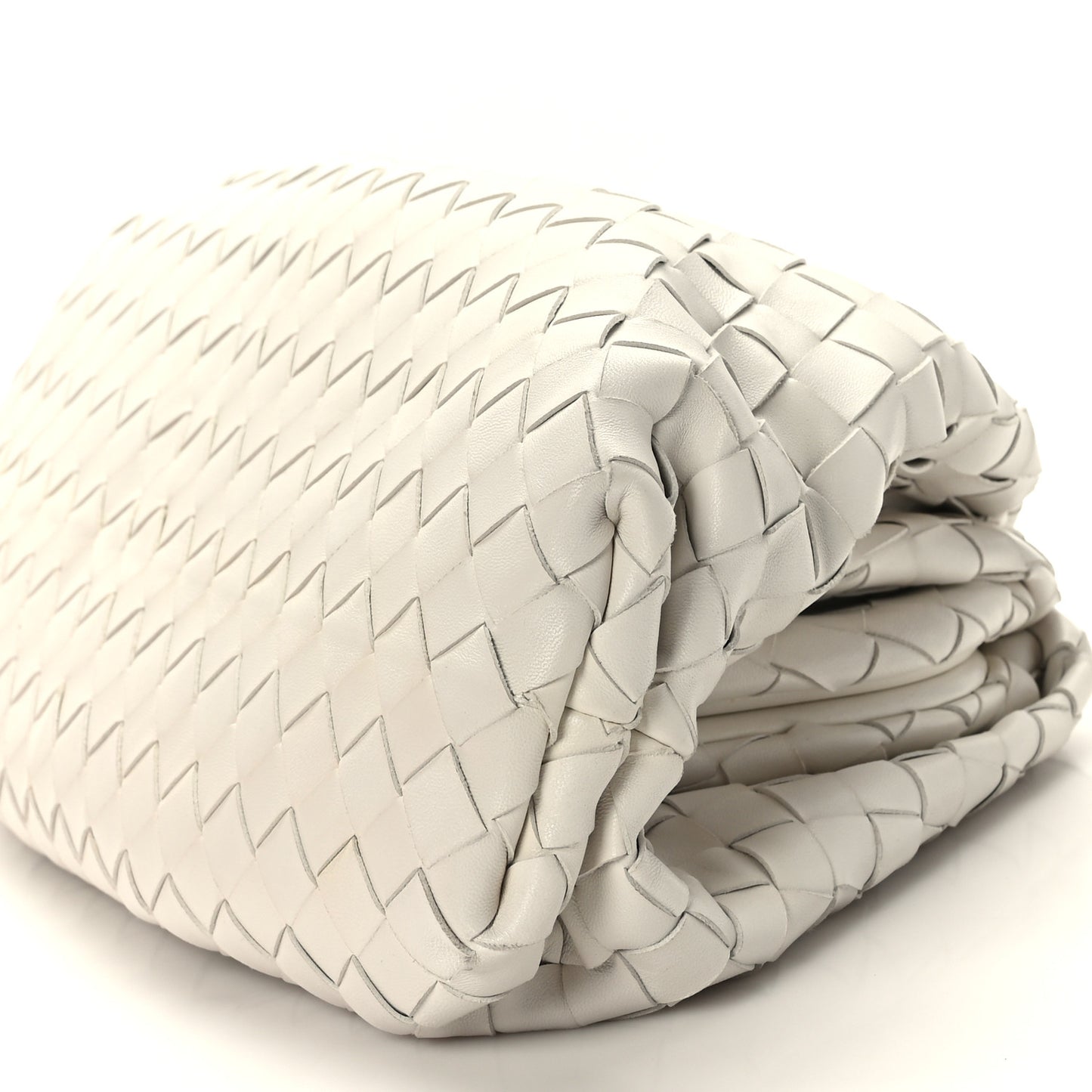 Nappa Maxi Intreccio The Pouch Oversized Clutch Plaster