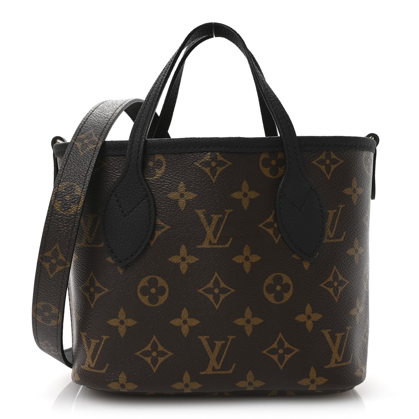 Monogram Neverfull Inside Out Bandouliere BB Black