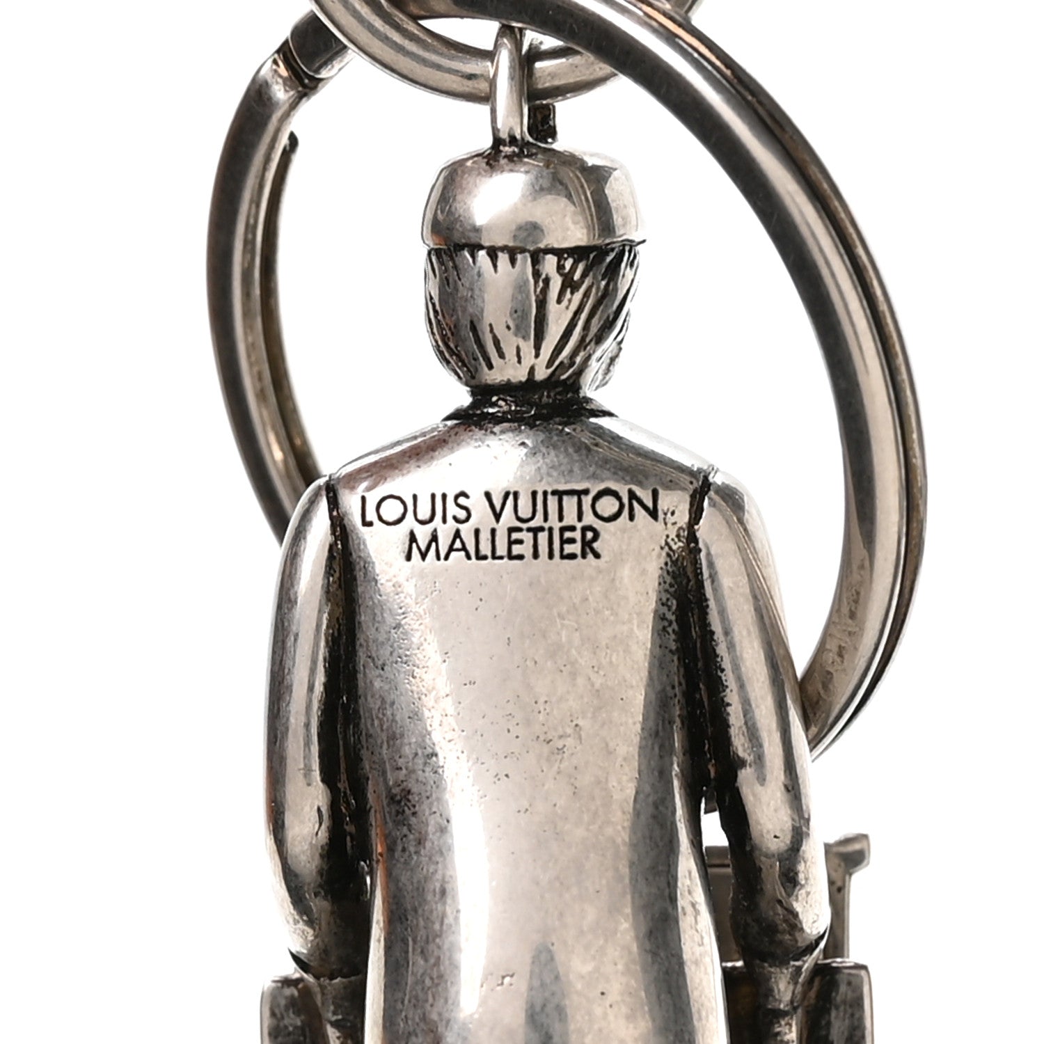 Louis Vuitton Palladium Porter Valet Key Holder Silver 3 of 6