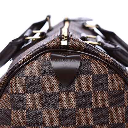 Louis Vuitton Damier Ebene Speedy 30 7 of 11