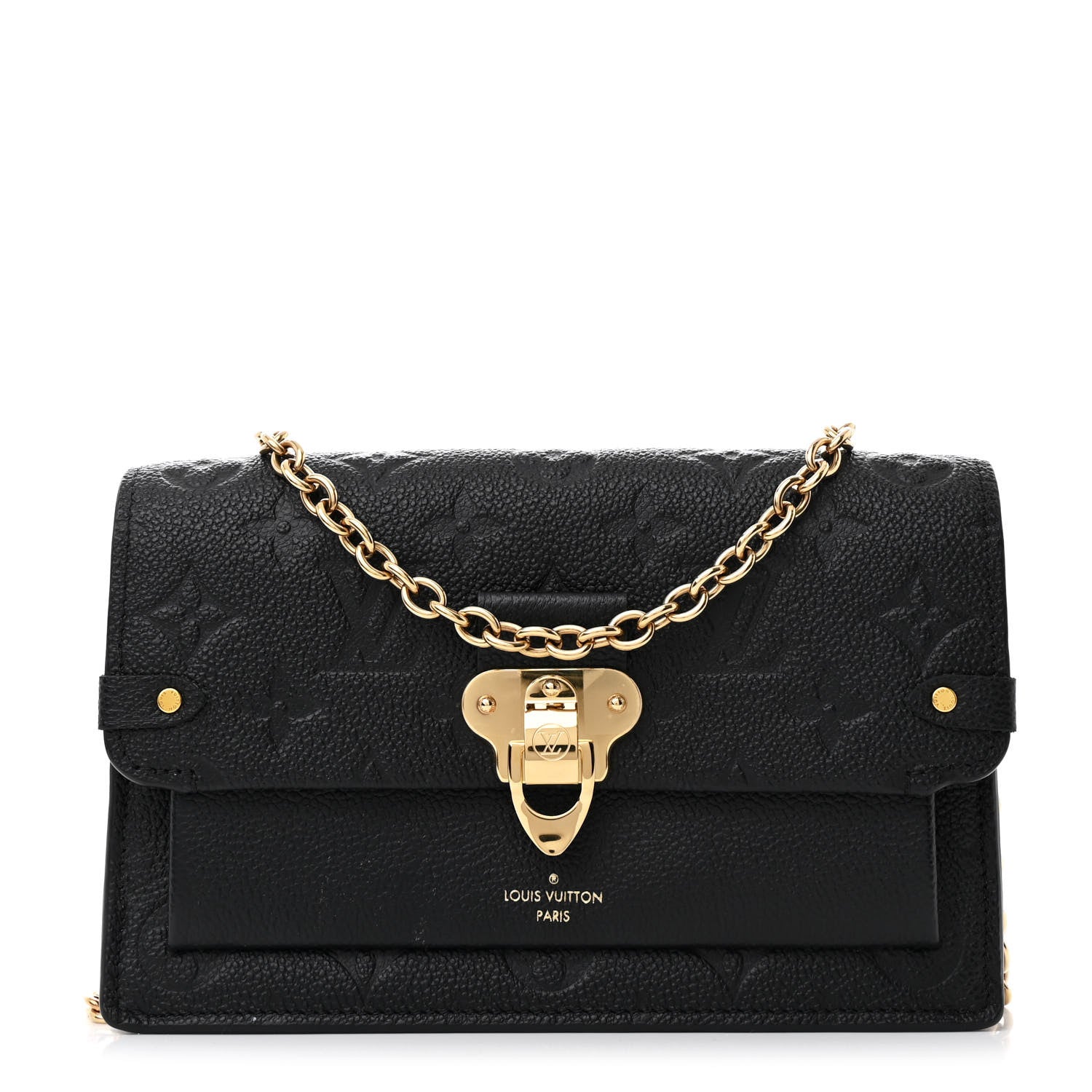 Louis Vuitton Empreinte Vavin Chain Wallet Black 1 of 10