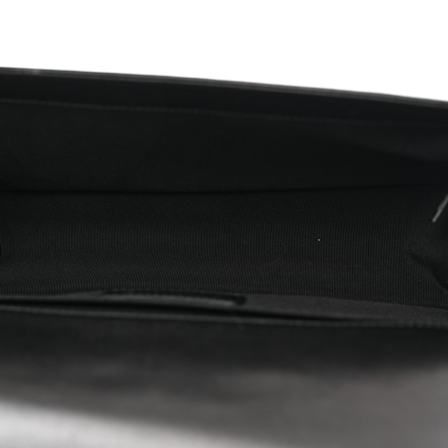 Lambskin Quilted Medium Boy Flap Black