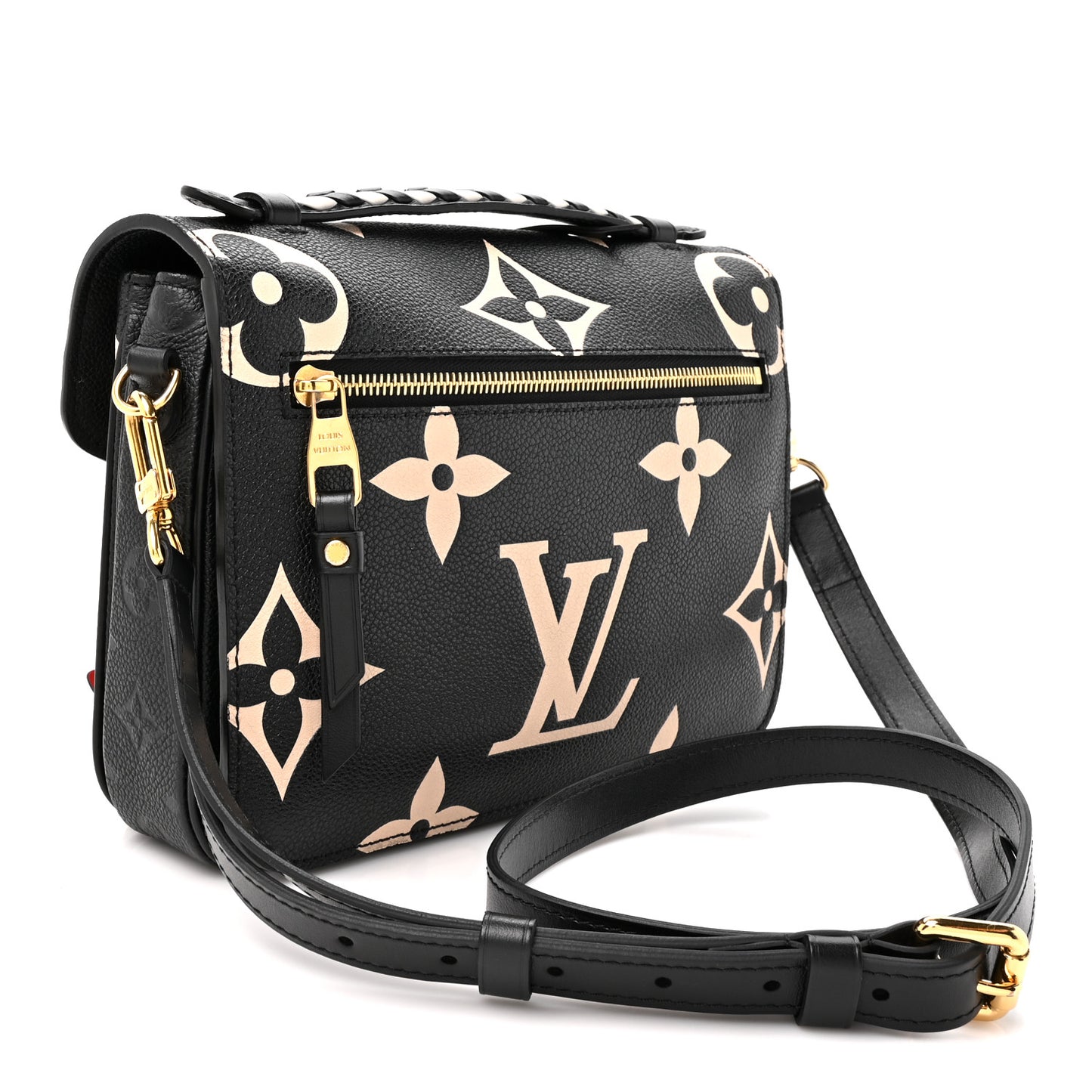 Empreinte Monogram Giant Crafty Pochette Metis Black Creme