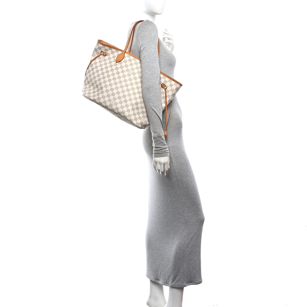 Louis Vuitton Damier Azur Neverfull MM 2 of 11