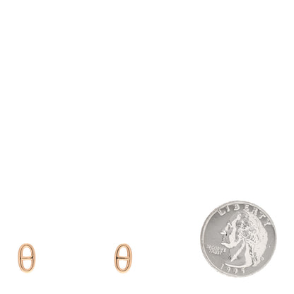 Hermes 18K Rose Gold TPM Farandole Stud Earrings 2 of 6