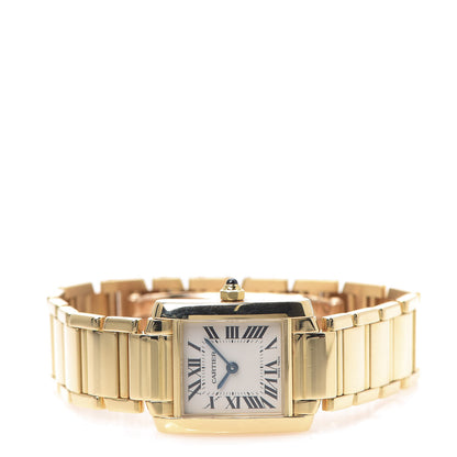 Cartier 18K Yellow Gold 20mm Tank Francaise Quartz Watch 2 of 5