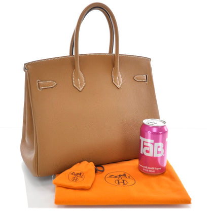 Hermes Togo Birkin 35 Gold 3 of 10