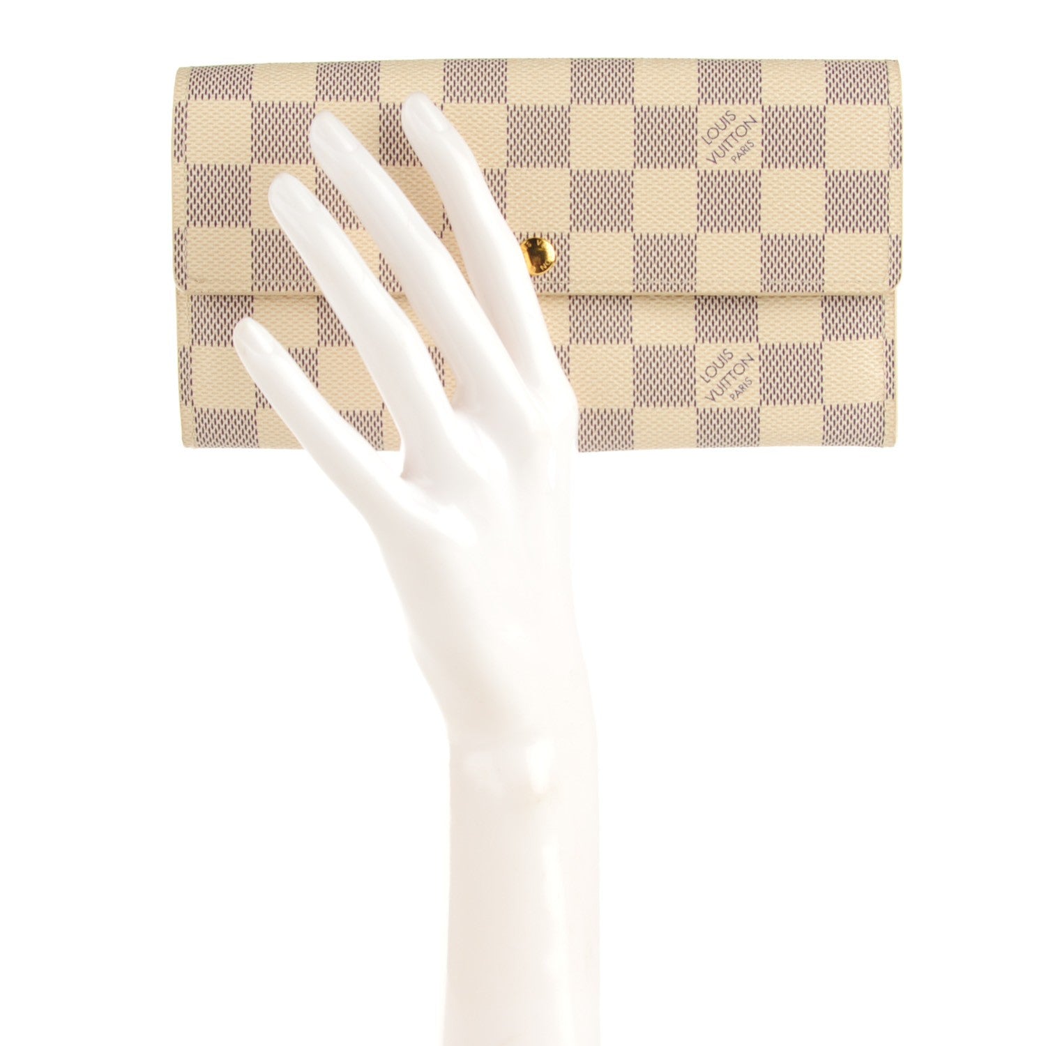 Louis Vuitton Damier Azur Sarah Wallet 2 of 7
