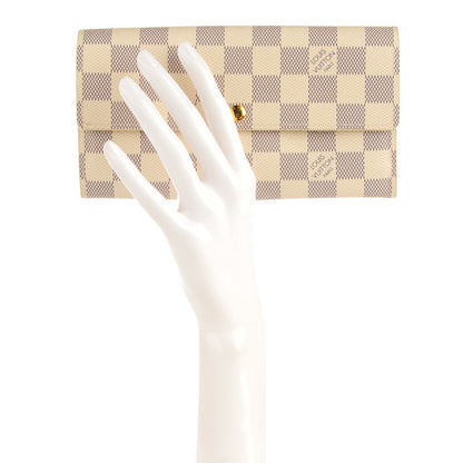 Louis Vuitton Damier Azur Sarah Wallet 2 of 7