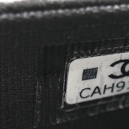 Chanel Caviar Quilted Flap Zip Pouch Black 7 of 7