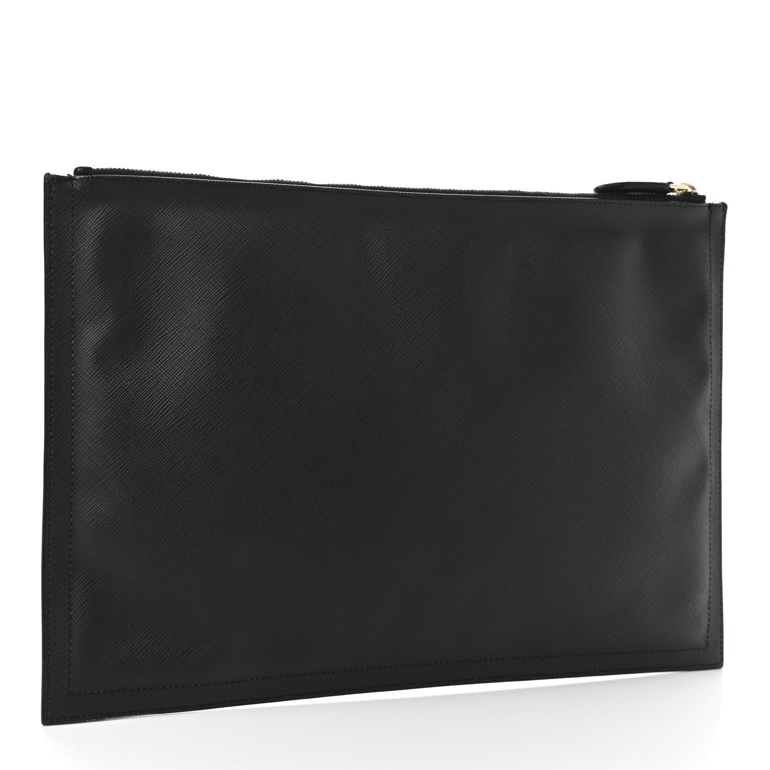 Givenchy Texutured Coated Canvas Rottweiler Print Medium Cosmetic Pouch Black 3 of 8