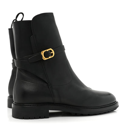 Christian Dior Calfskin Empreinte Ankle Boots 41 Black 5 of 9