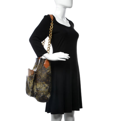 Louis Vuitton Monogram Dentelle Fersen Gold 2 of 9