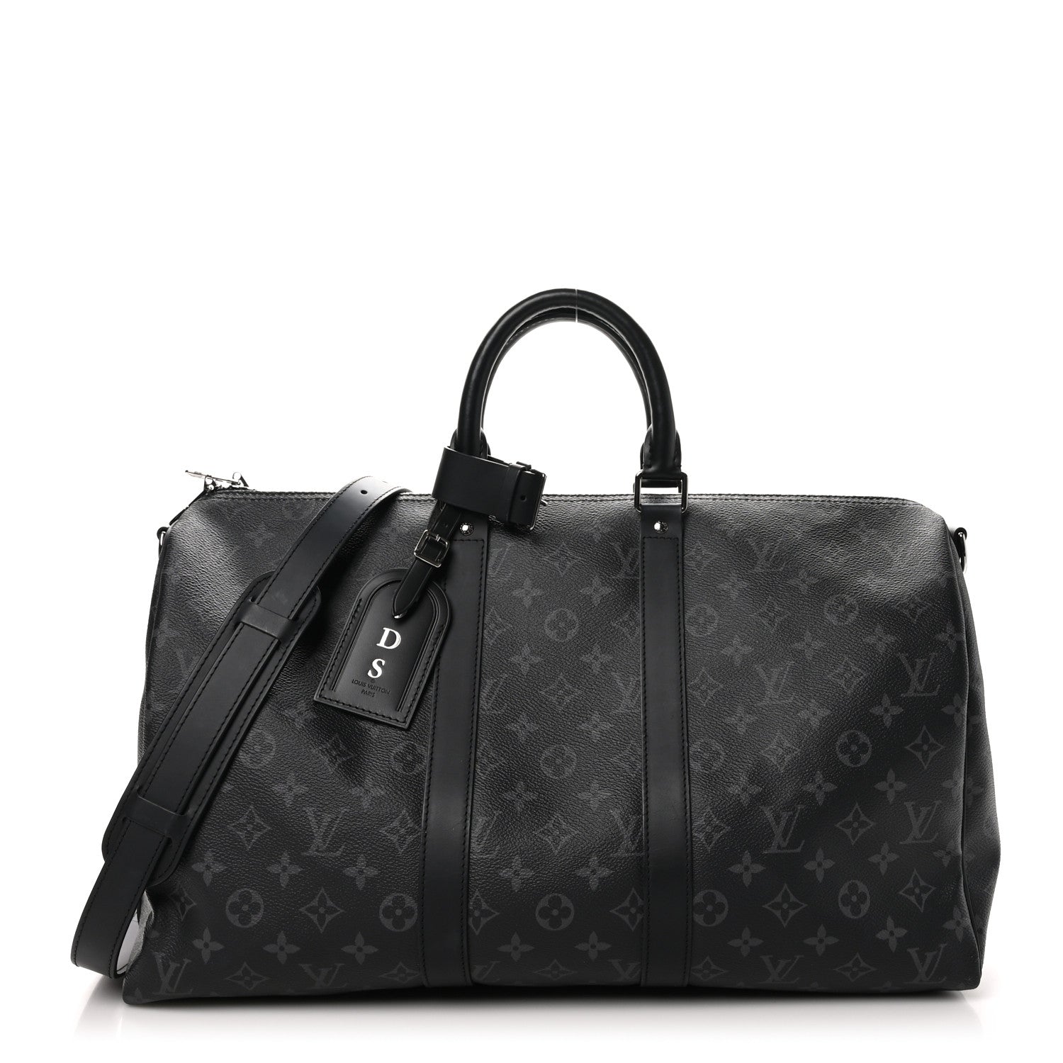 Louis Vuitton Monogram Eclipse Keepall Bandouliere 45 1 of 10