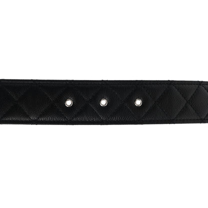 Chanel Caviar Quilted CC Chain Belt 90 36 Black 5 of 6