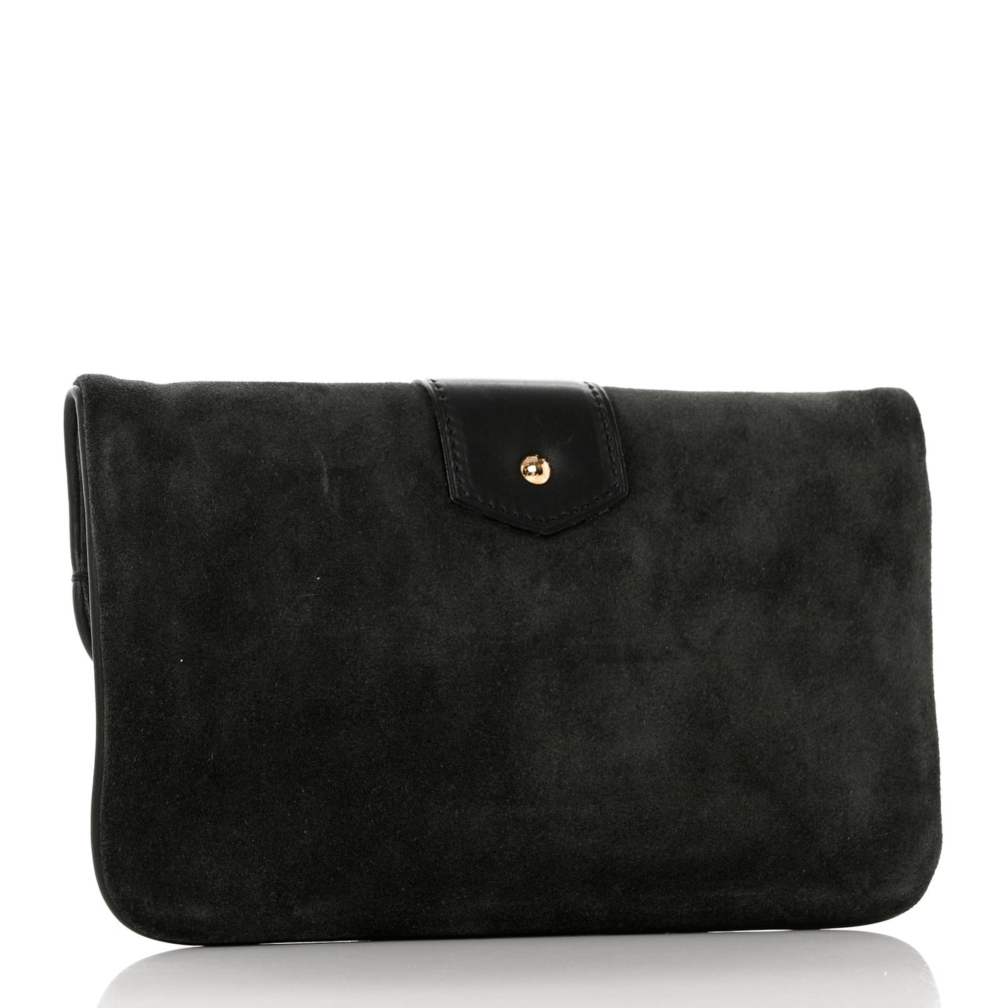 Suede Sofia Coppola Slim Clutch MM