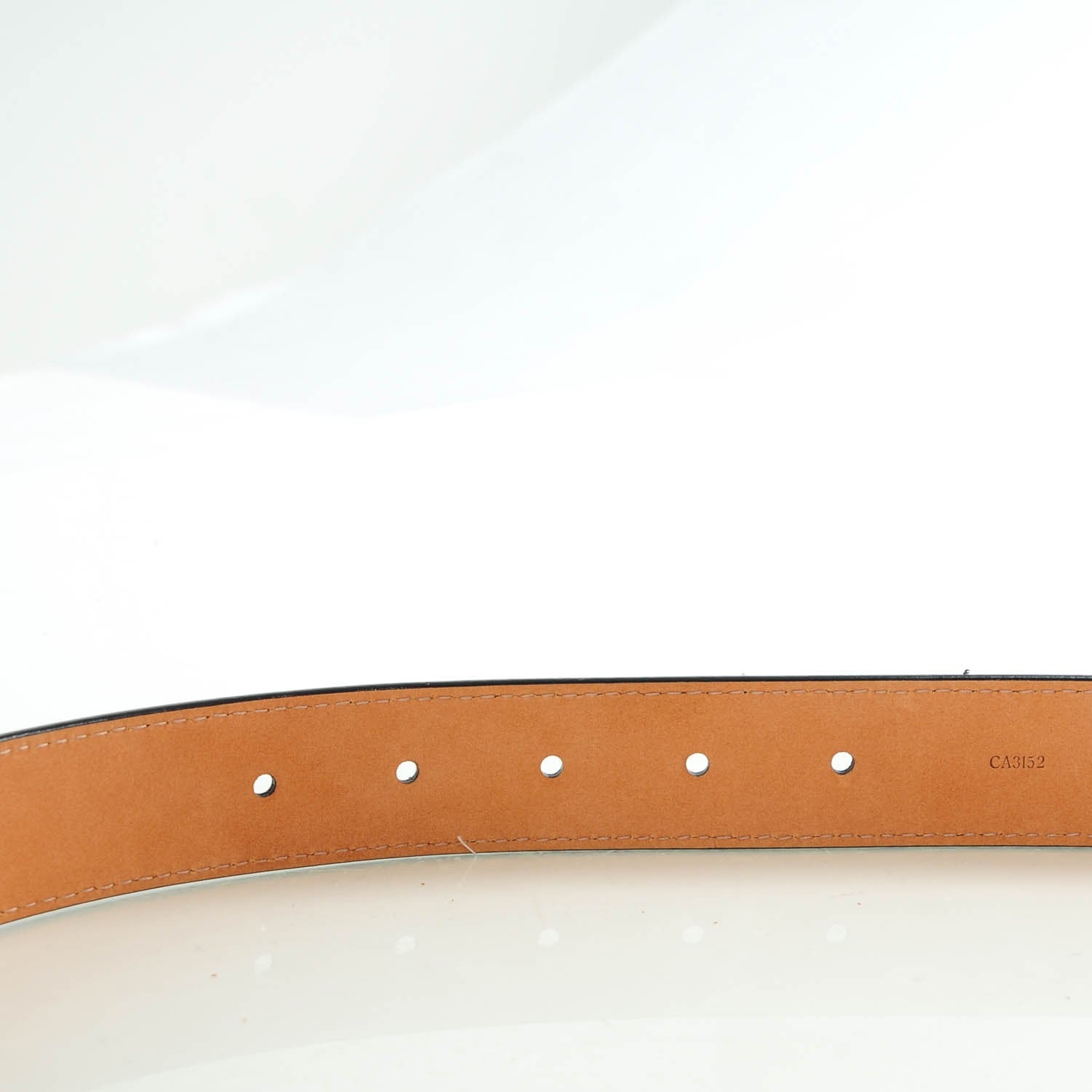 Louis Vuitton Epi LV Initiales Belt 85 34 Indigo 6 of 8