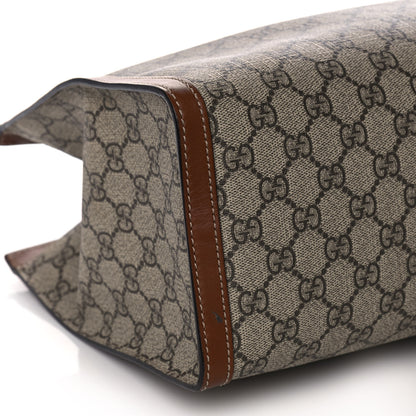 Gucci GG Supreme Monogram Medium Padlock Tote Beige Cuir 10 of 13