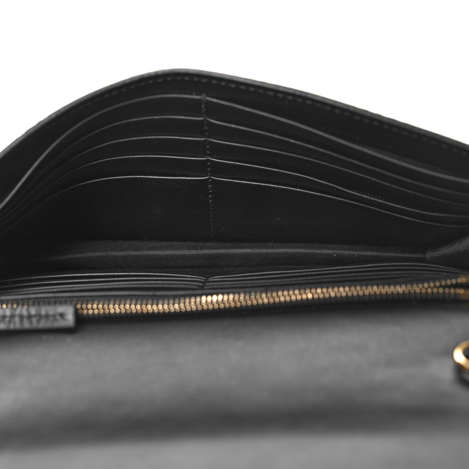 Gucci Guccissima Icon Chain Wallet Black 5 of 11