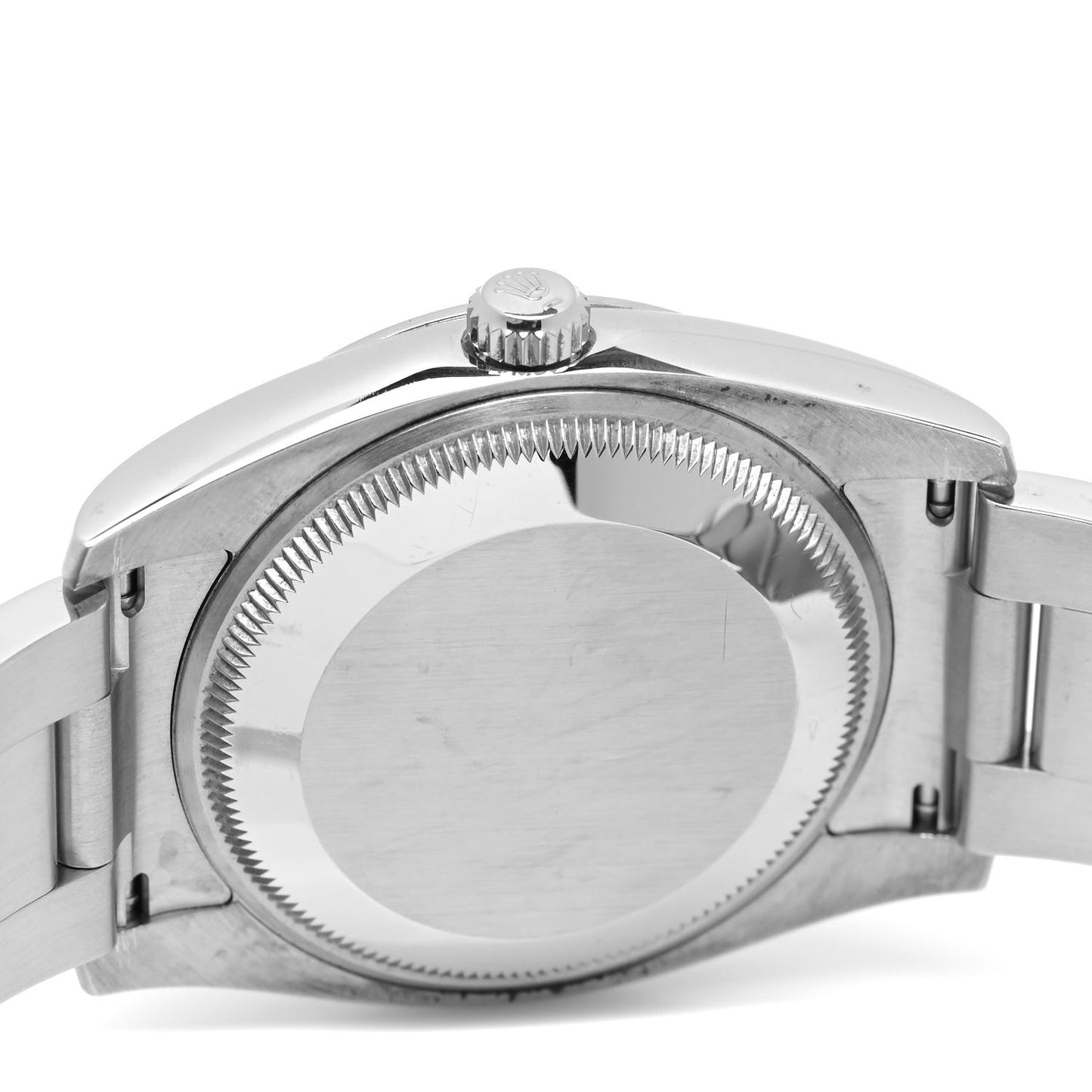 Stainless Steel 34mm Oyster Perpetual Watch Red Grape 114200