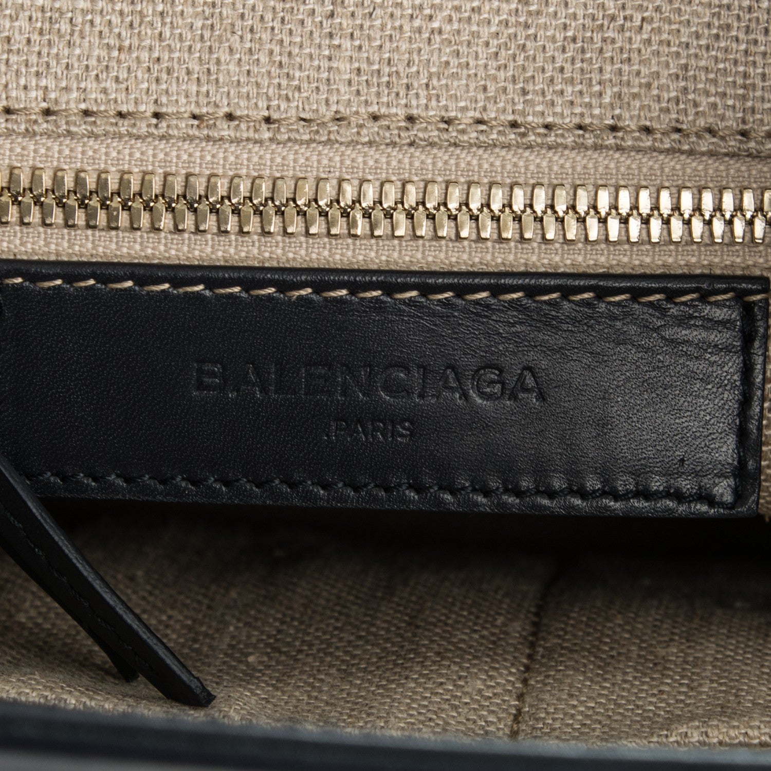Balenciaga Calfskin Padlock All Afternoon Bleu Nuit 6 of 7