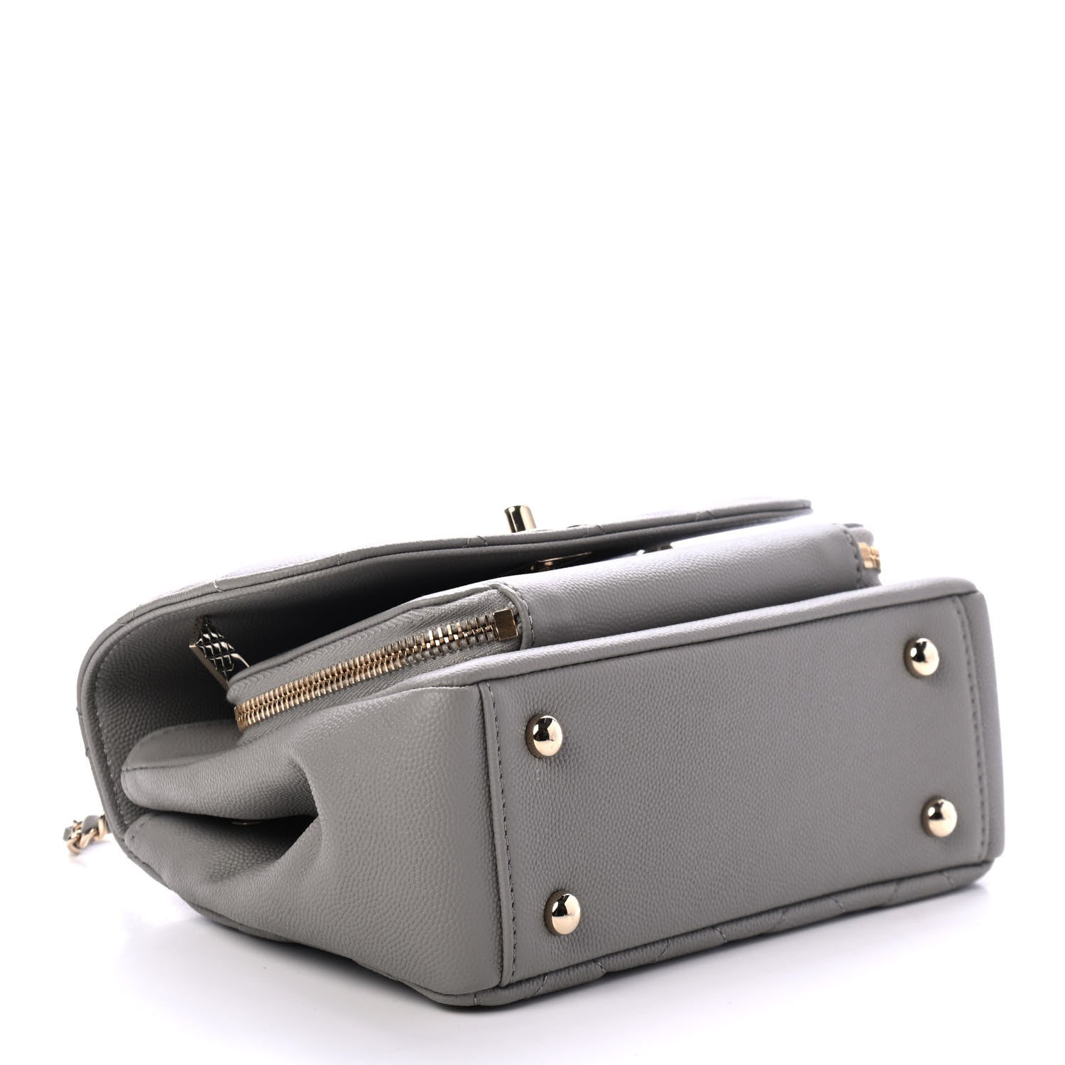 Chanel Caviar Quilted Small Business Affinity Flap Grey 3 of 4