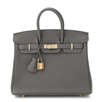 Hermes Togo Birkin 25 Gris Meyer 1 of 11