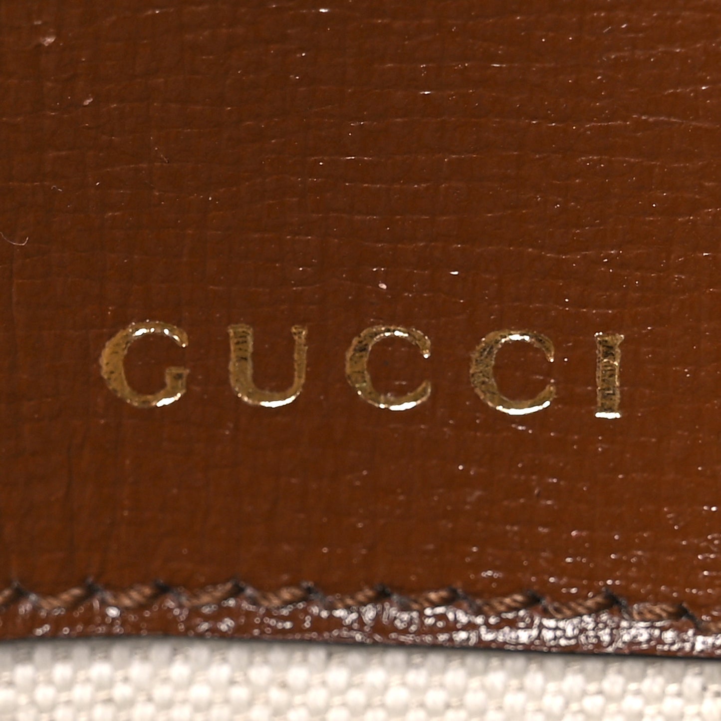 GG Supreme Monogram Web Mini Horsebit 1955 Shoulder Bag Beige Brown Sugar