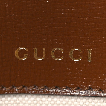 Gucci GG Supreme Monogram Web Mini Horsebit 1955 Shoulder Bag Beige Brown Sugar 6 of 12