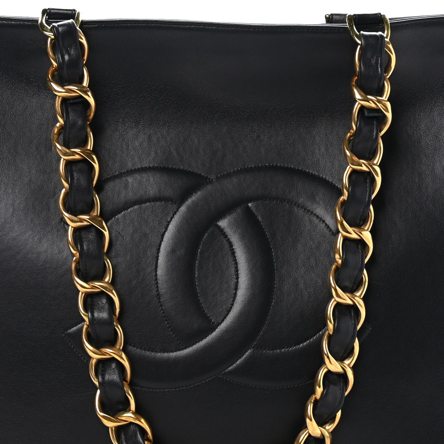 Lambskin CC Tote Black