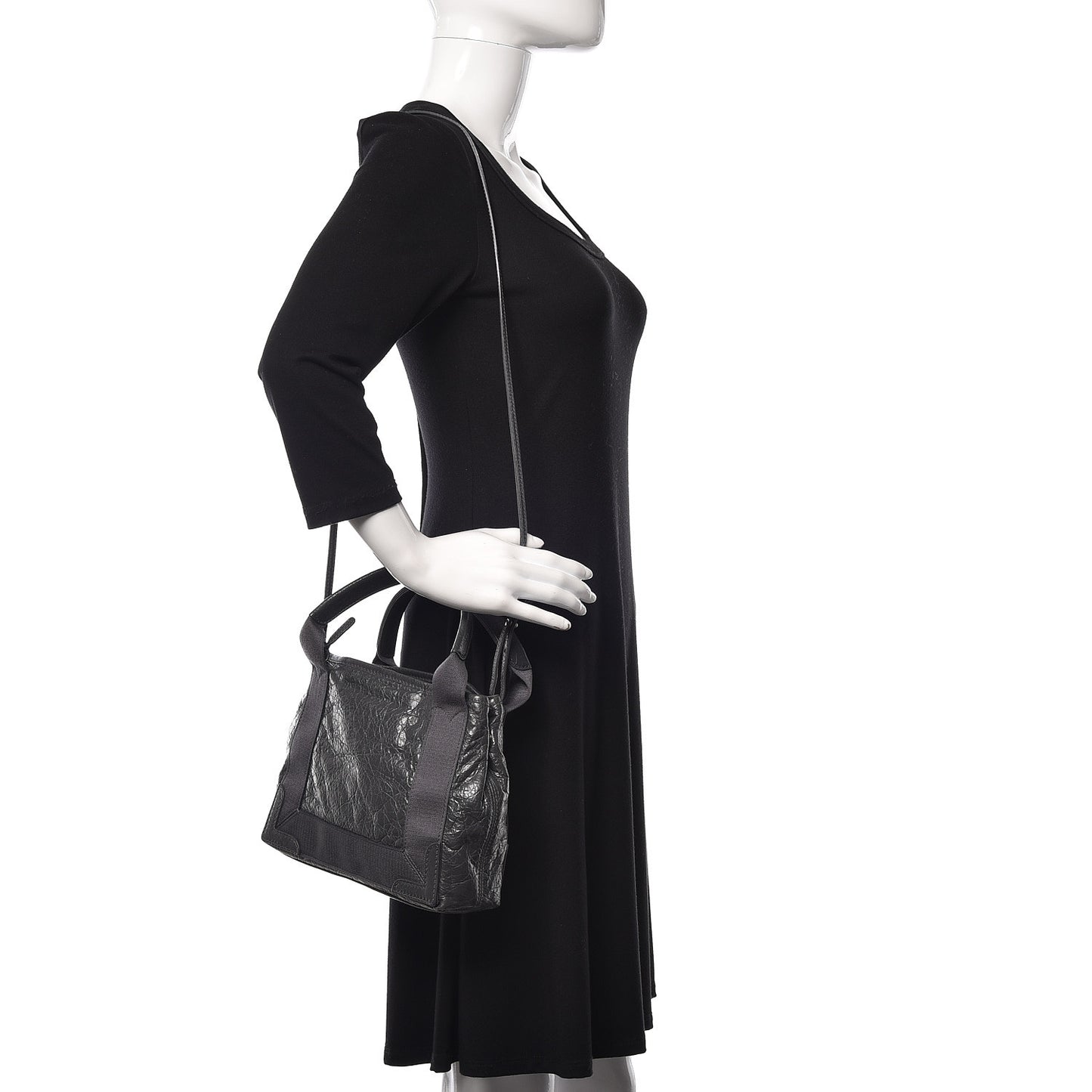 Agneau XS Cabas Tote Black Anthracite