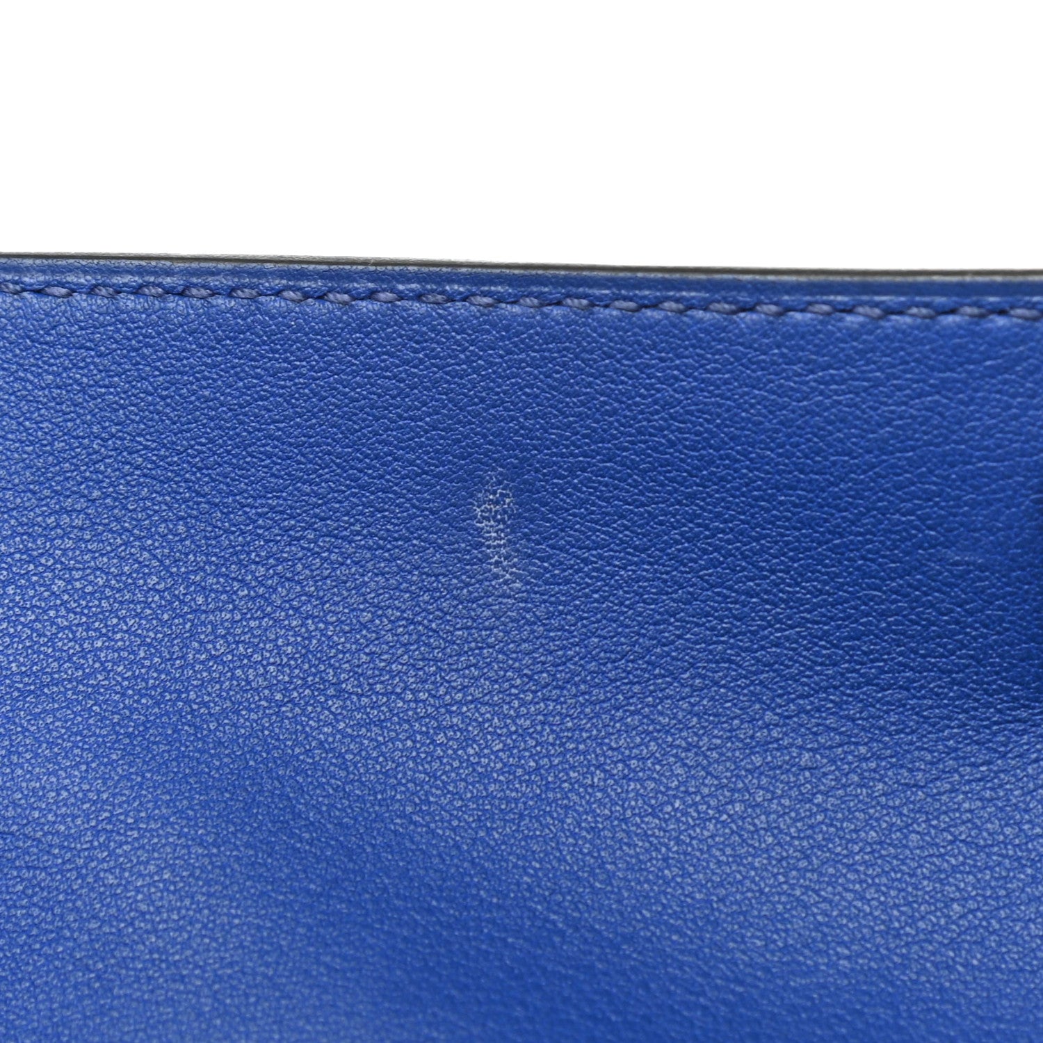 Hermes Swift Kelly Cut Clutch Pochette Bleu Electrique 10 of 11